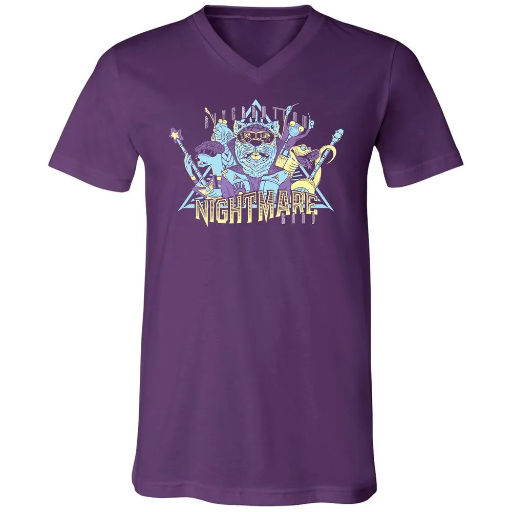 Unisex V-Neck T-Shirt - 3NJR17NU - Team Purple - 9
