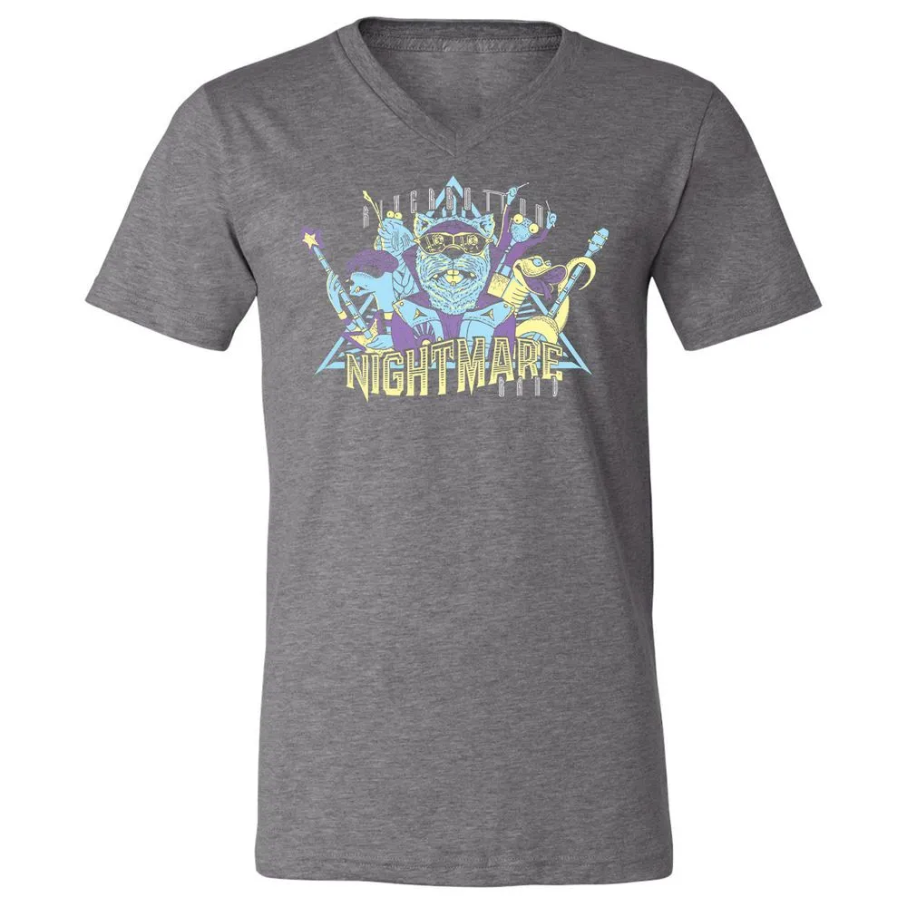 Unisex V-Neck T-Shirt - 3NJR17NU - Deep Heather - 13