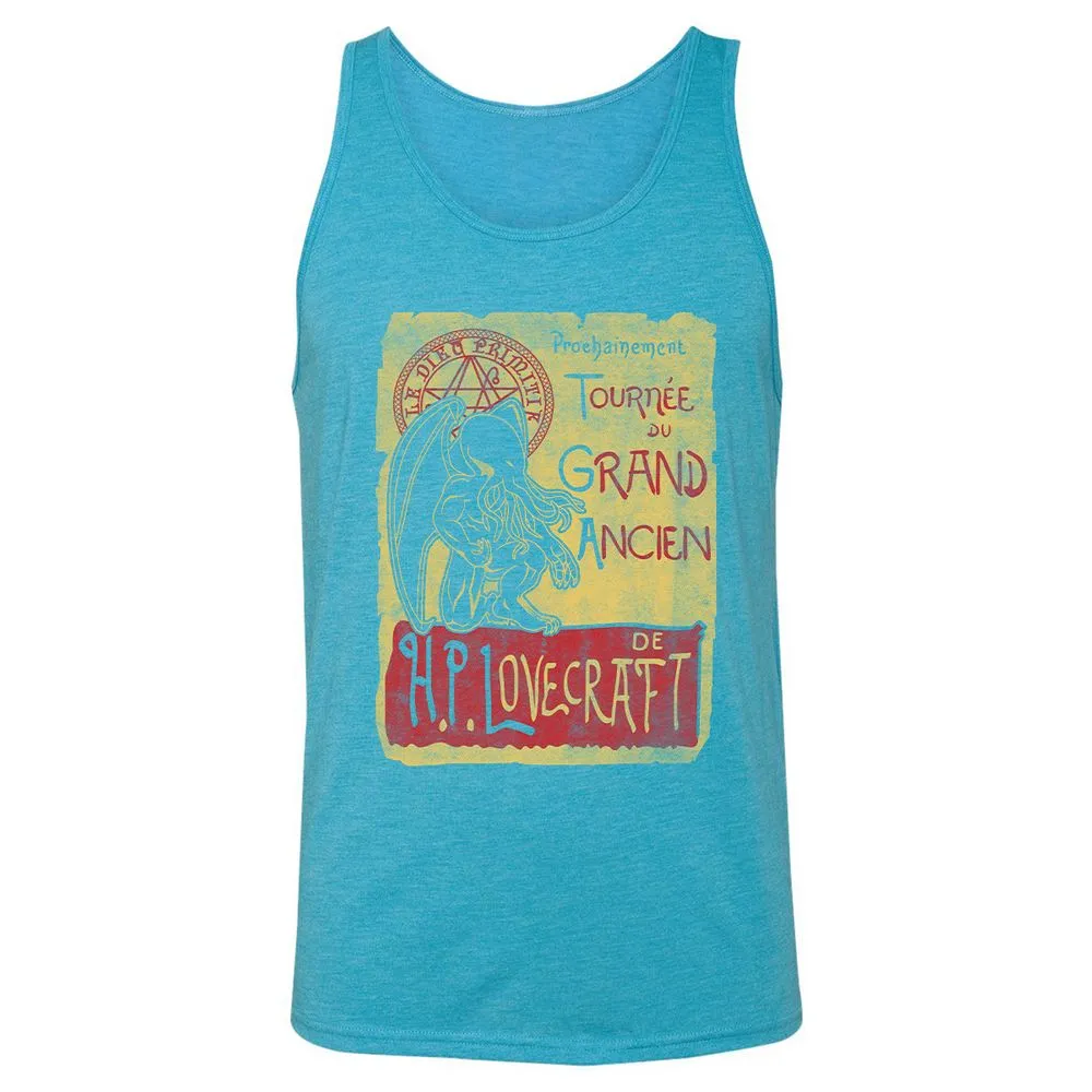 Unisex Jersey Tank - Q56APUNW - Aqua Triblend - 3