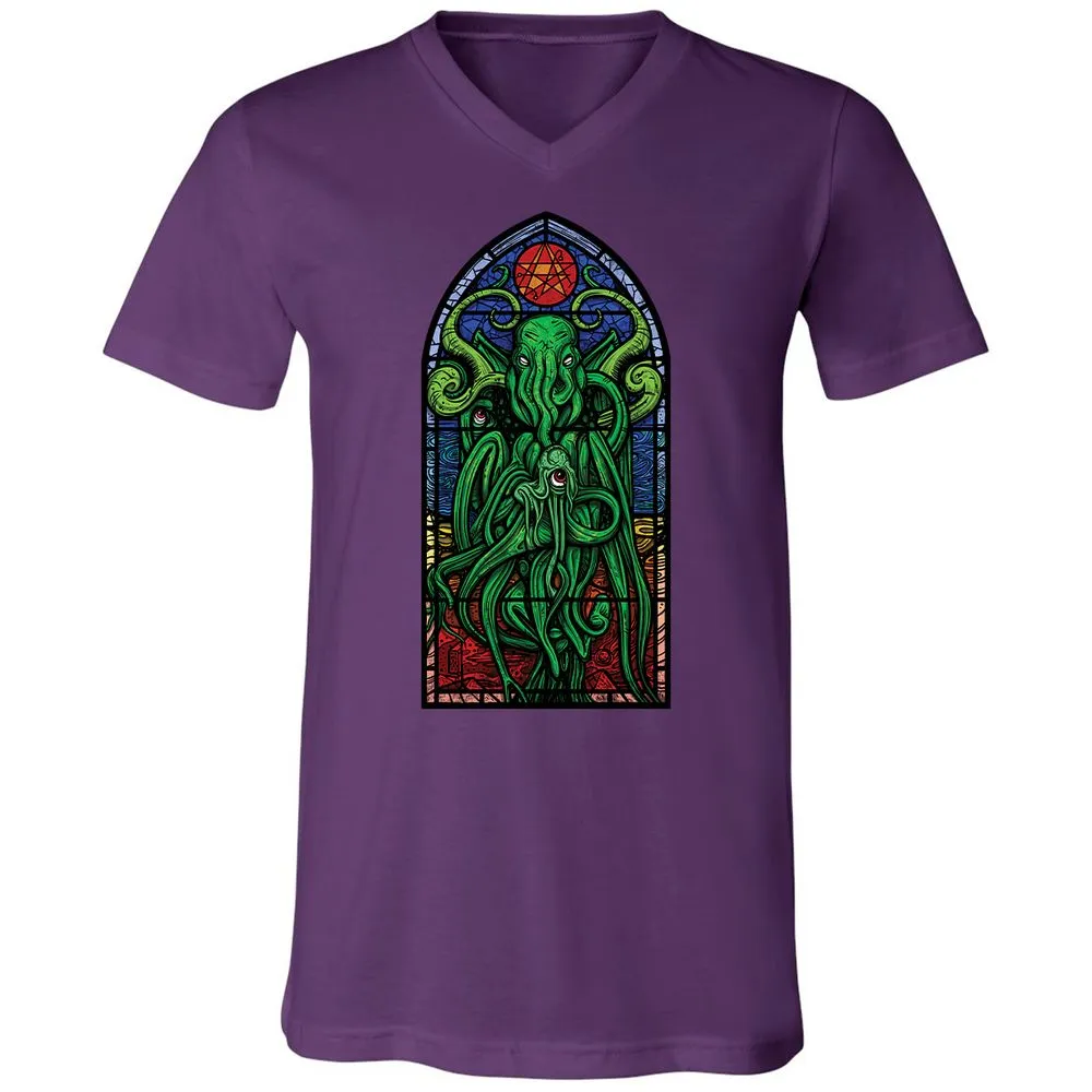 Unisex V-Neck T-Shirt - TWE2ZB68 - Team Purple - 9