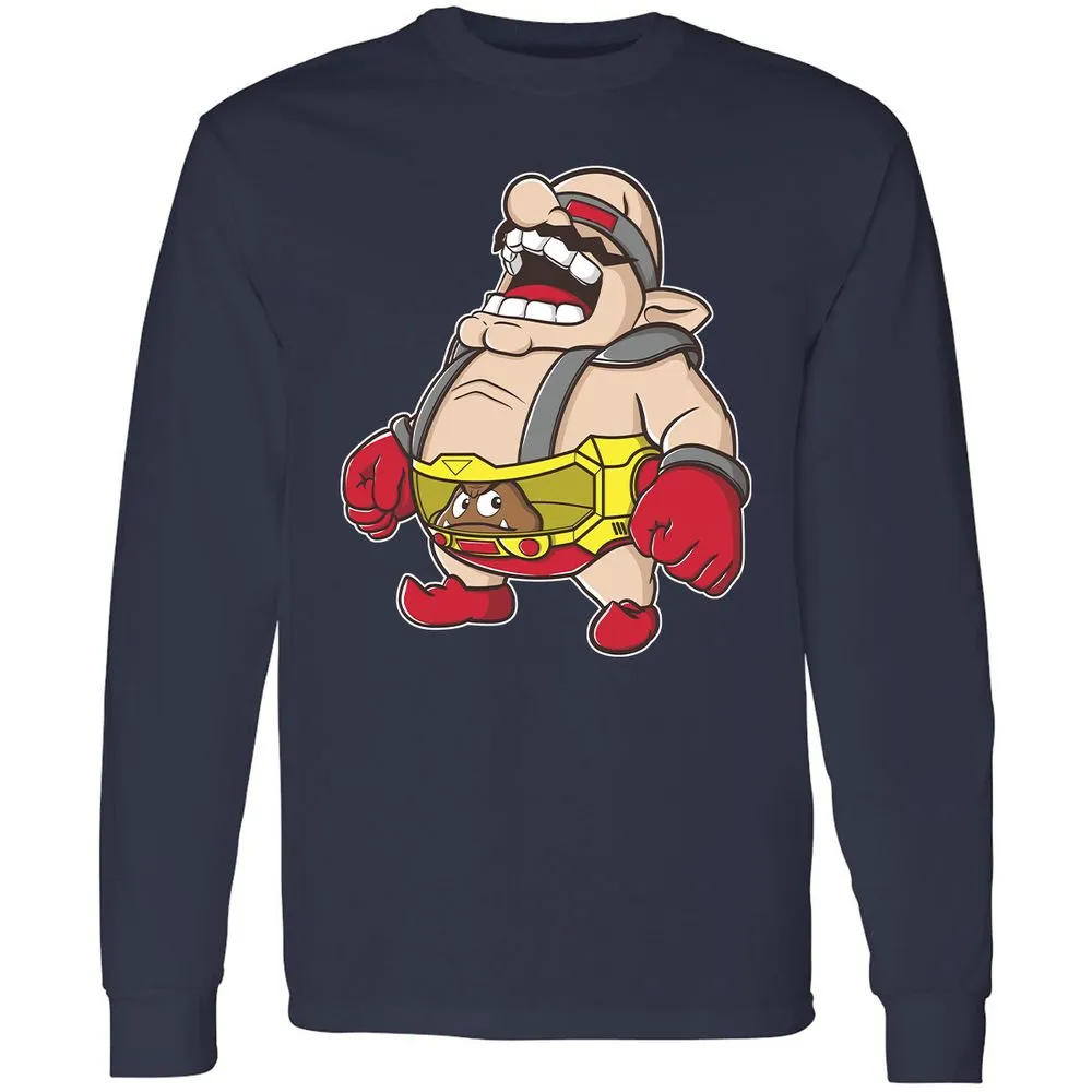 Long Sleeve T-Shirt - YCKXBW4A - Navy - 2