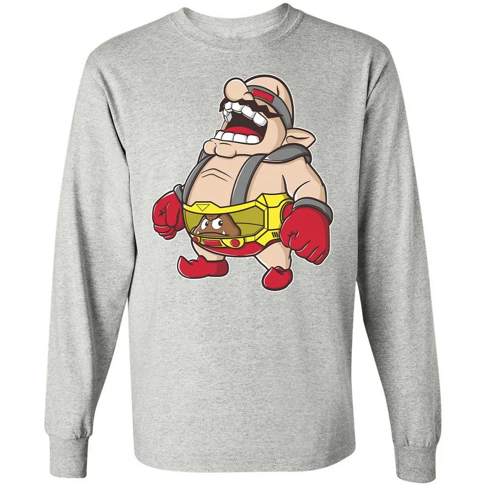 Long Sleeve T-Shirt - YCKXBW4A - Ash - 7