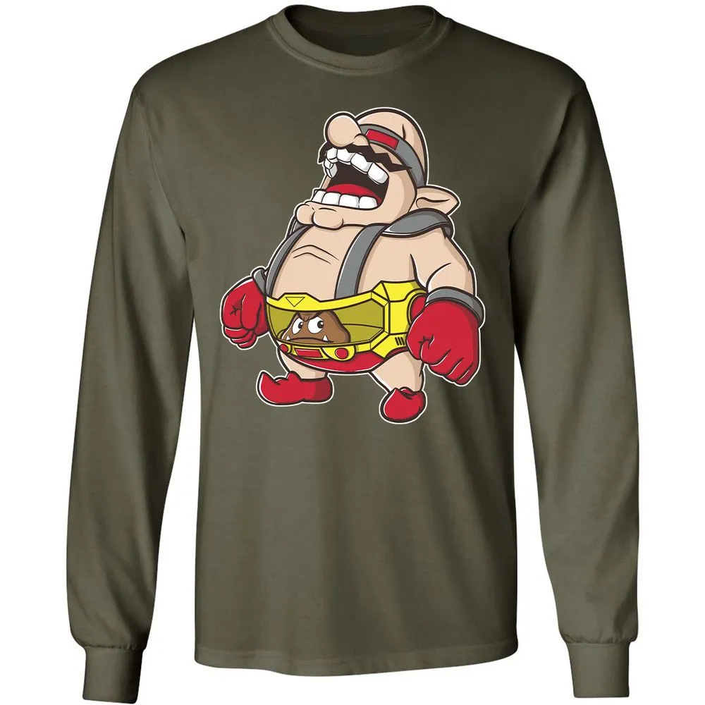 Long Sleeve T-Shirt - YCKXBW4A - Military Green - 16