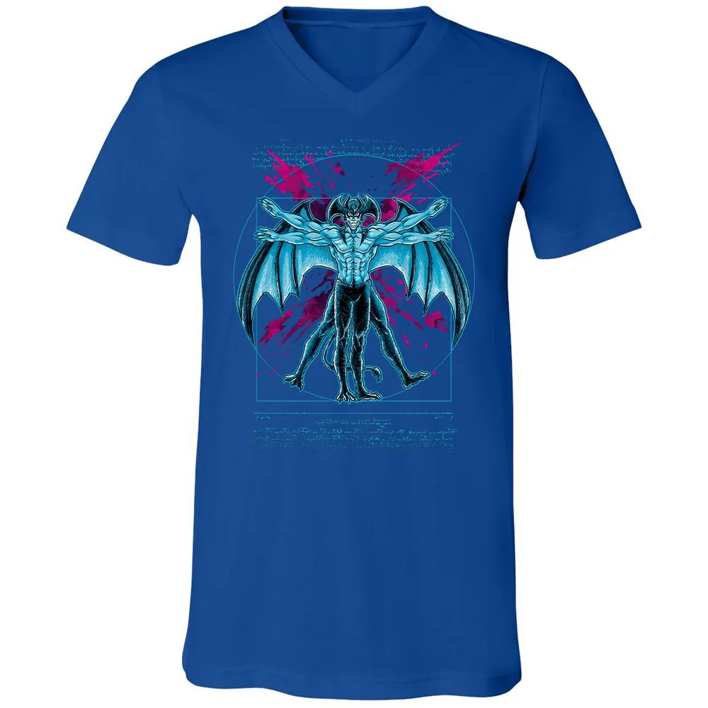 Unisex V-Neck T-Shirt - FSANST9S - True Royal - 4