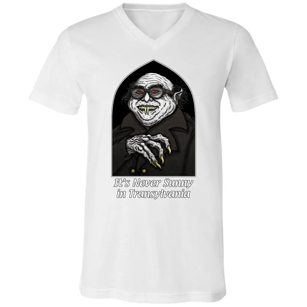 Unisex V-Neck T-Shirt - C1JWRPPX - White - 5
