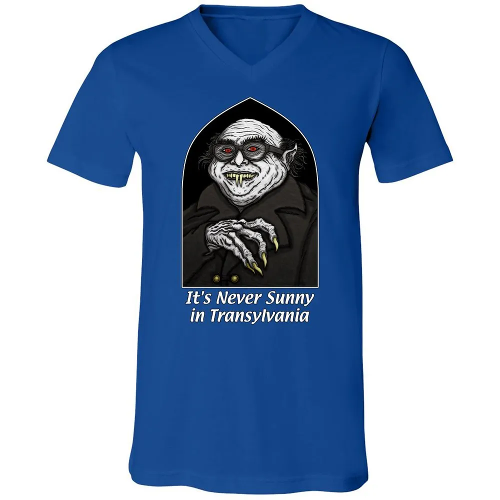 Unisex V-Neck T-Shirt - C1JWRPPX - True Royal - 4