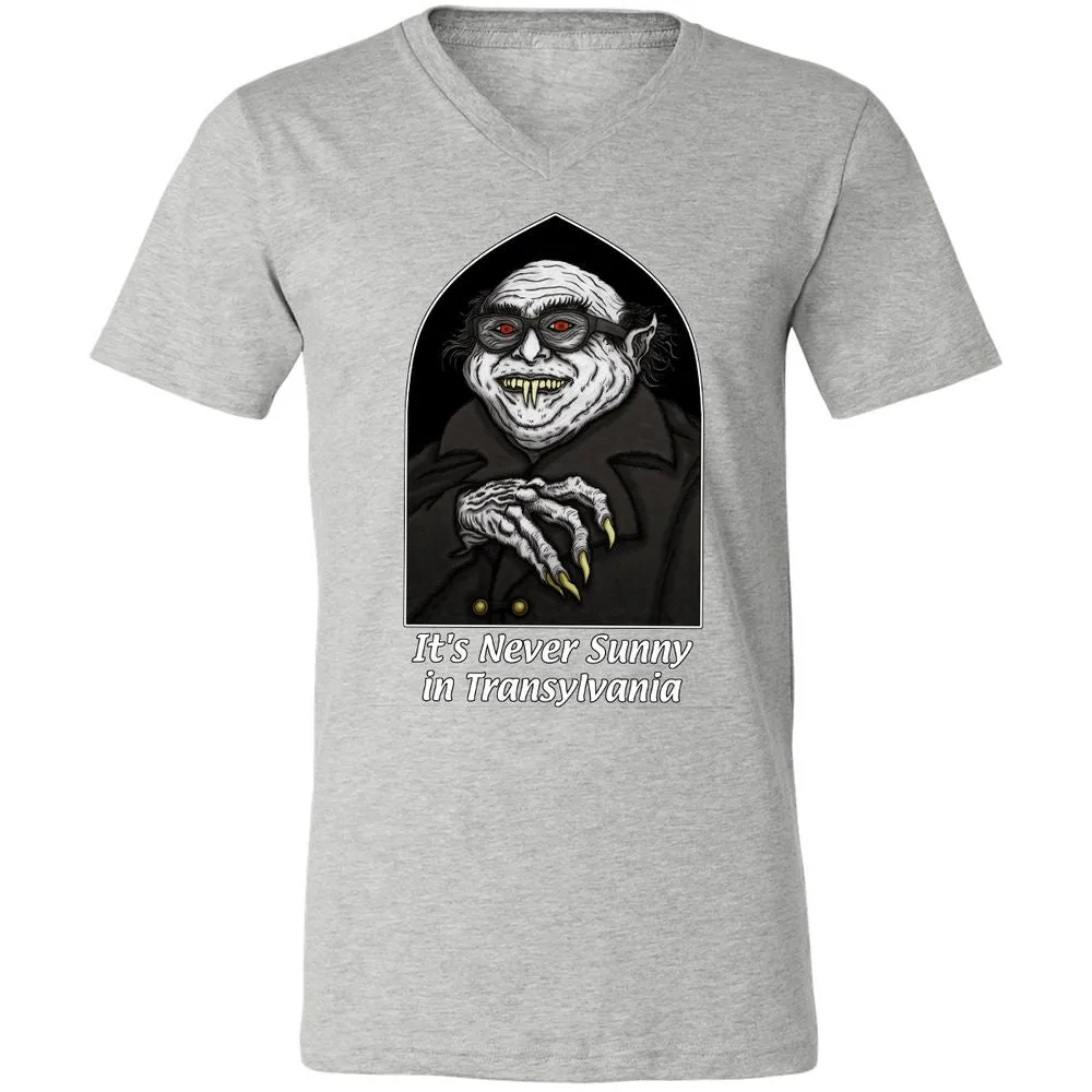 Unisex V-Neck T-Shirt - C1JWRPPX - Athletic Heather - 7