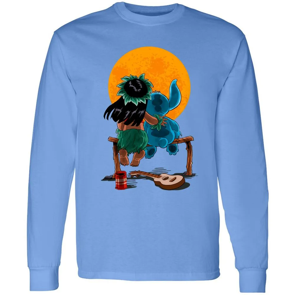 Long Sleeve T-Shirt - CBTNJ4TN - Carolina Blue - 12