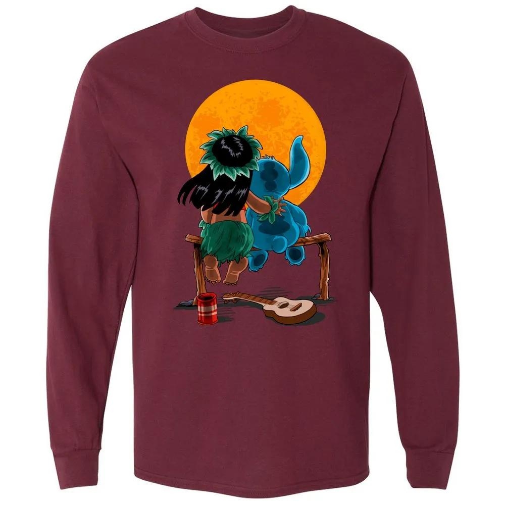 Long Sleeve T-Shirt - CBTNJ4TN - Maroon - 11