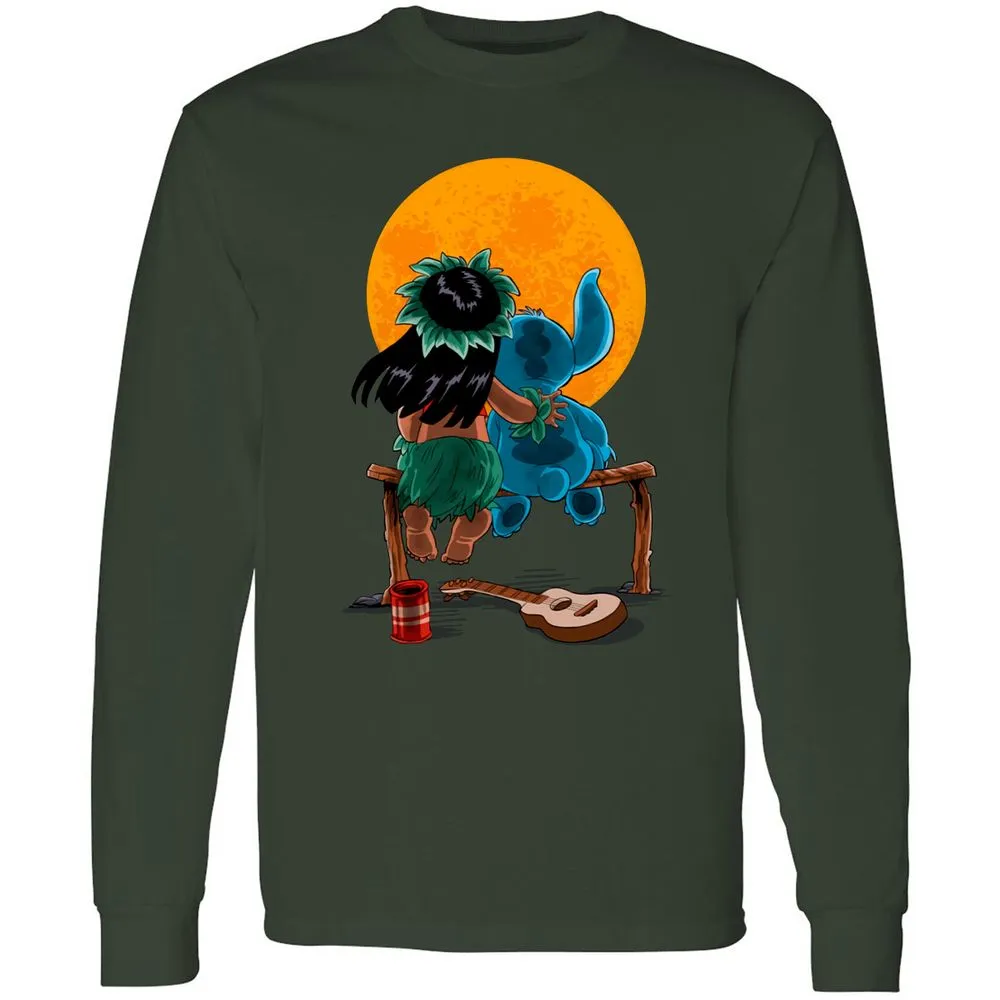 Long Sleeve T-Shirt - CBTNJ4TN - Forest Green - 4