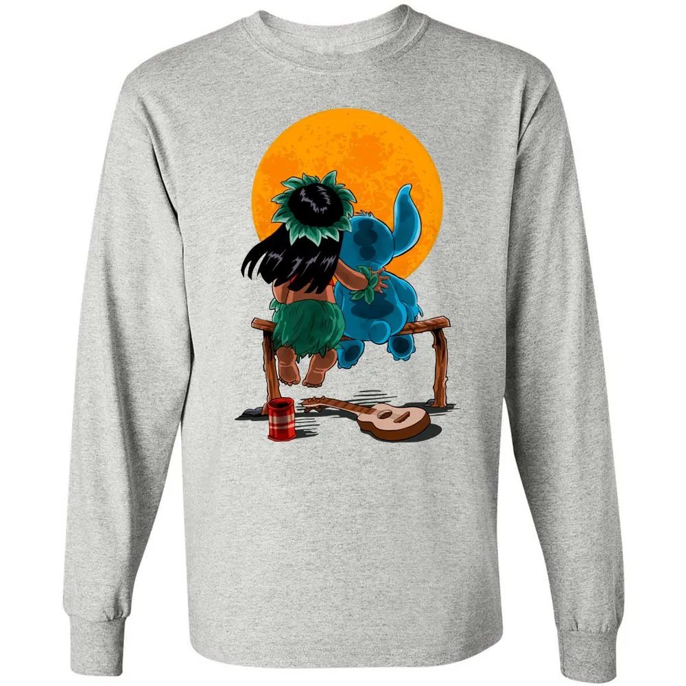 Long Sleeve T-Shirt - CBTNJ4TN - Ash - 7