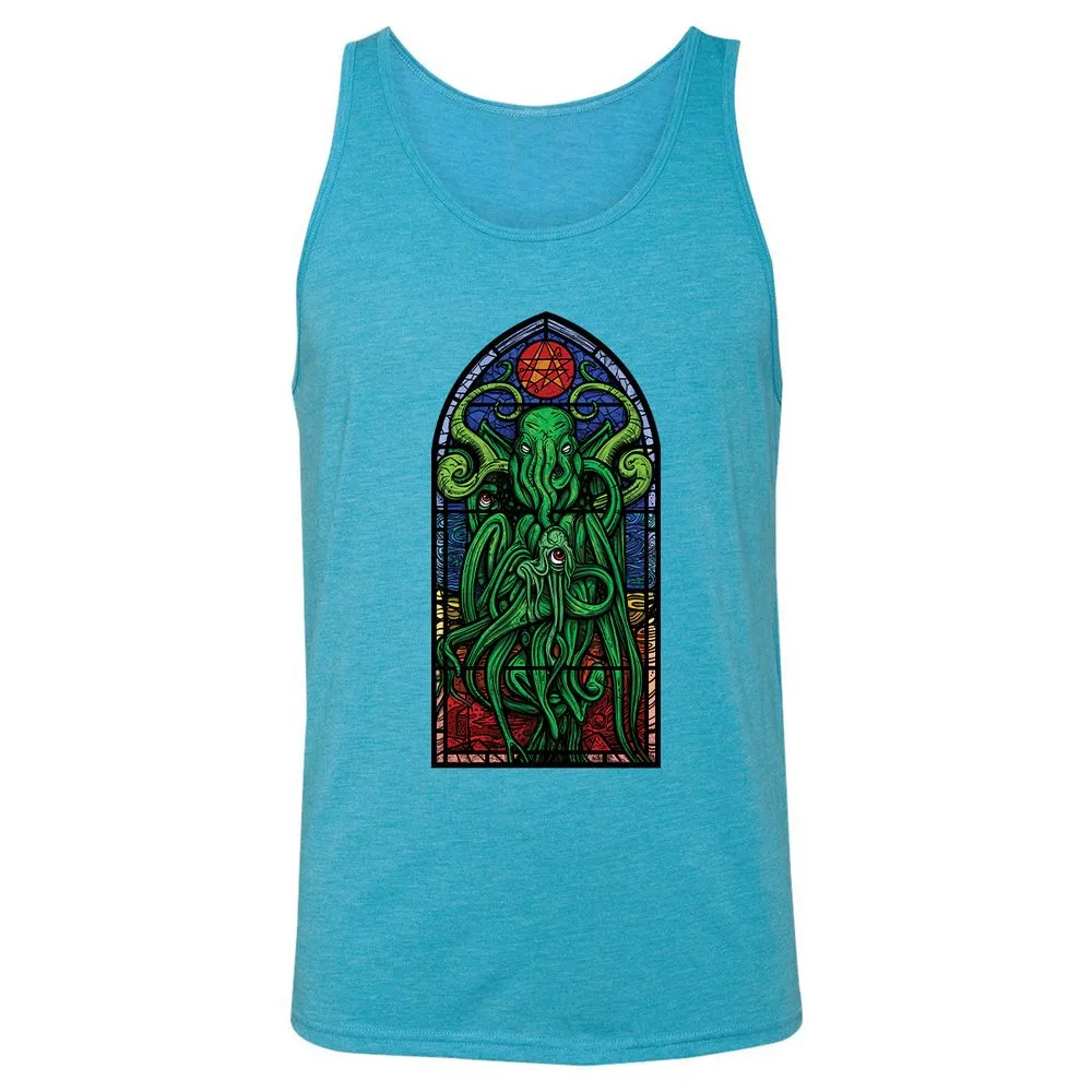 Unisex Jersey Tank - D6TAEBHL - Aqua Triblend - 3