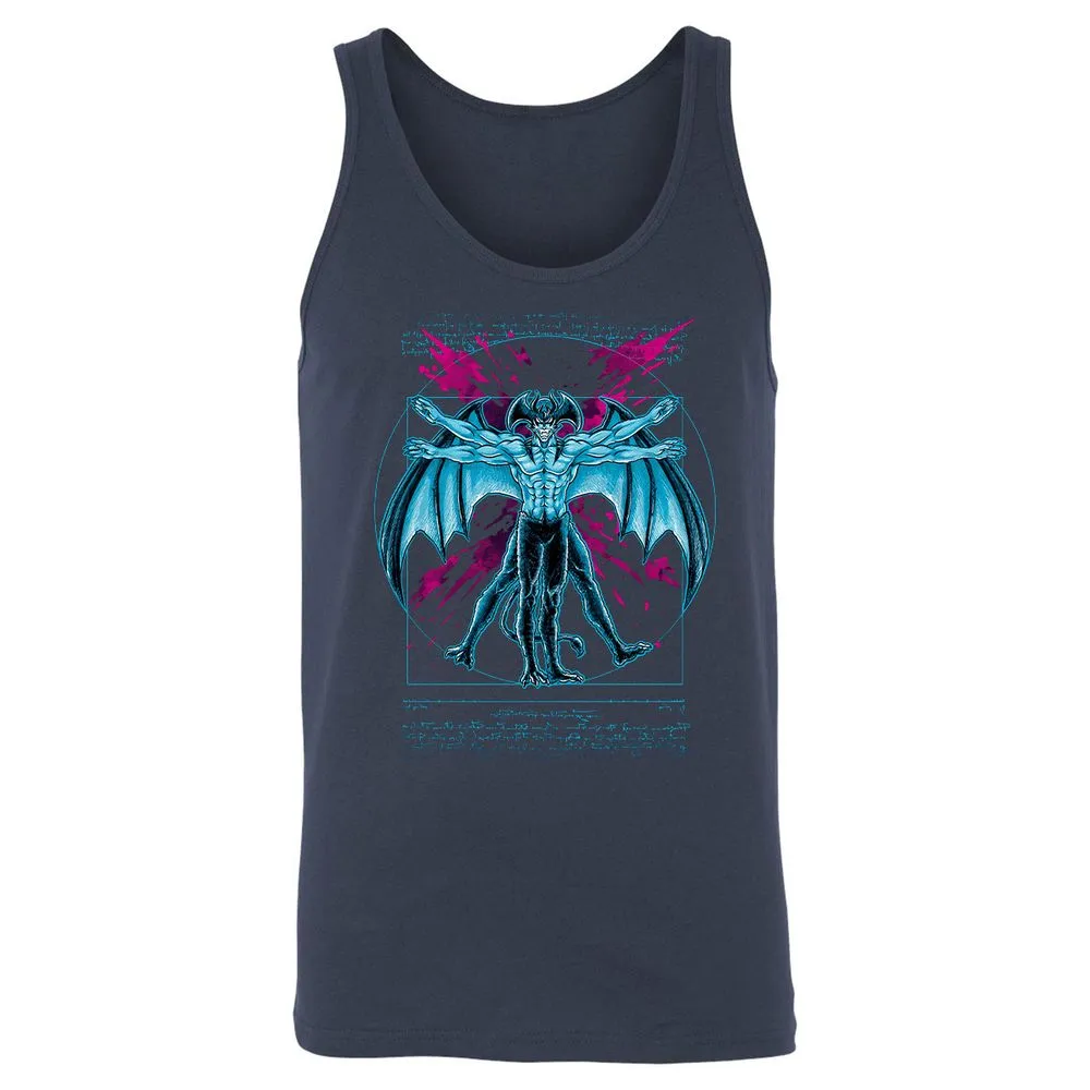Unisex Jersey Tank - REDYWBQE - Navy - 2