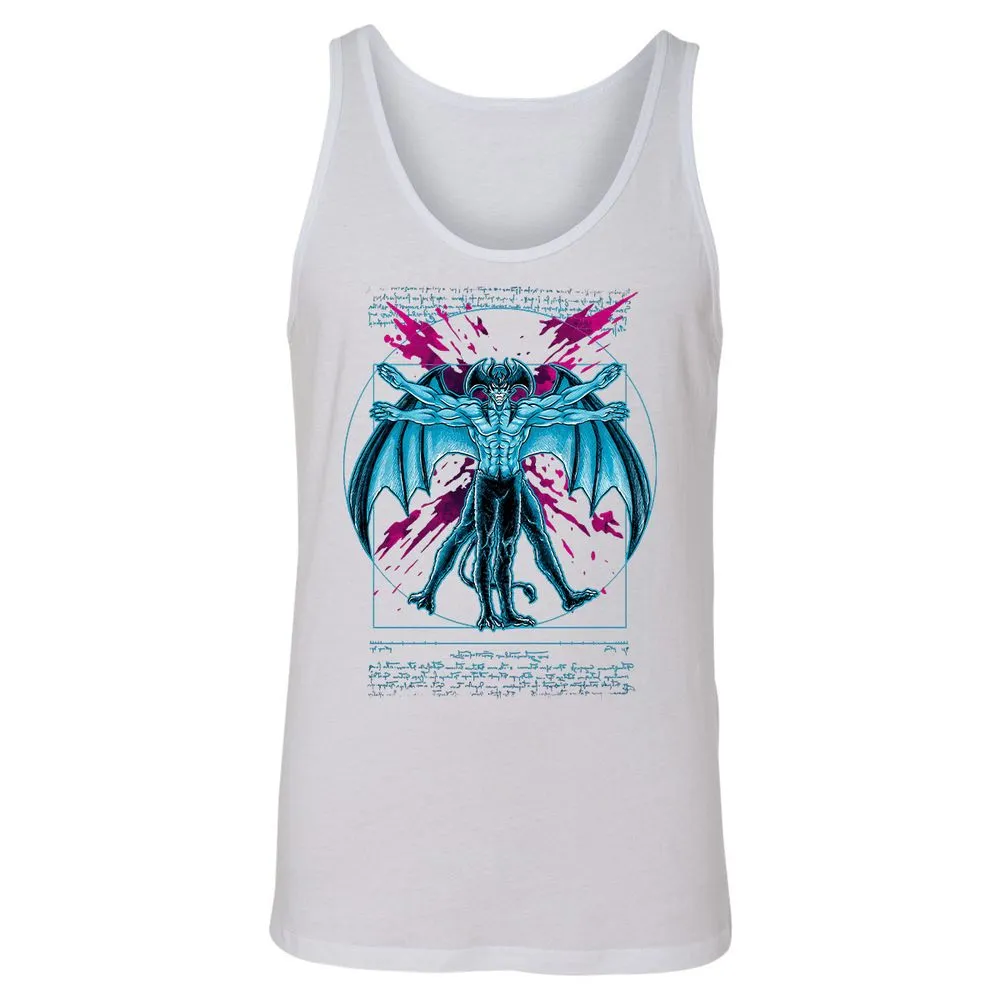 Unisex Jersey Tank - REDYWBQE - White - 14