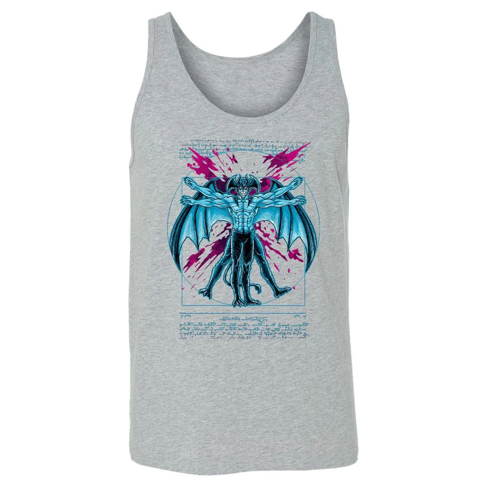 Unisex Jersey Tank - REDYWBQE - Athletic Heather - 4