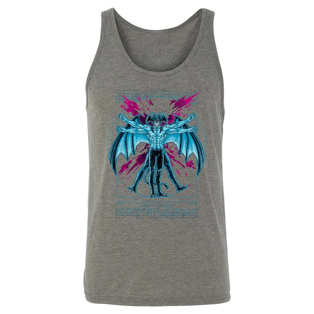 Unisex Jersey Tank - REDYWBQE - Grey Triblend - 8