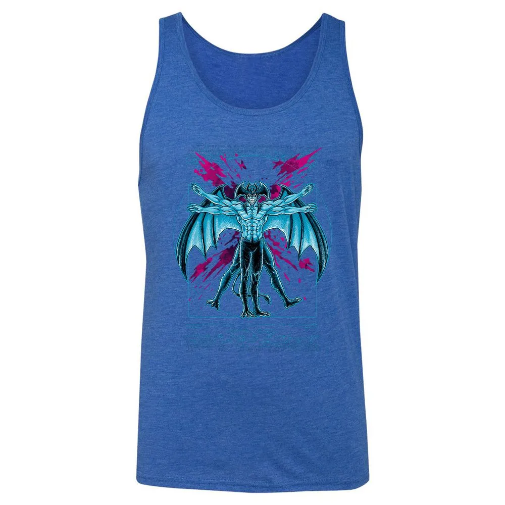 Unisex Jersey Tank - REDYWBQE - True Royal Triblend - 12