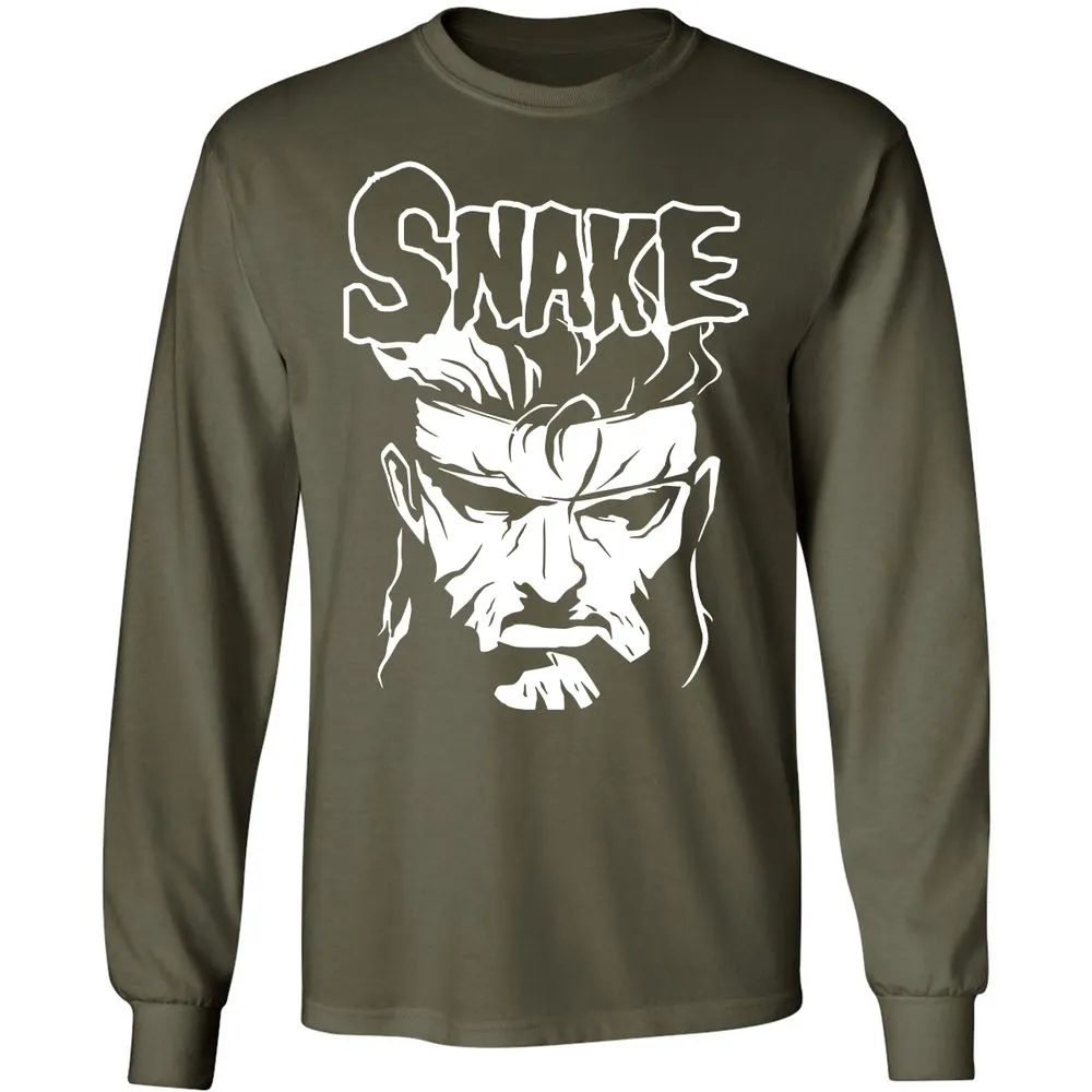 Long Sleeve T-Shirt - 7NNLY3JW - Military Green - 16