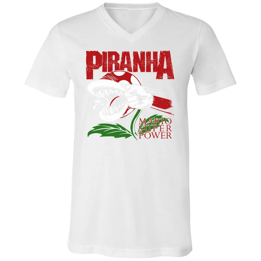 Unisex V-Neck T-Shirt - 2UREPV9T - White - 5