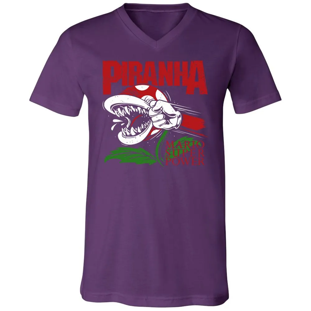 Unisex V-Neck T-Shirt - 2UREPV9T - Team Purple - 9
