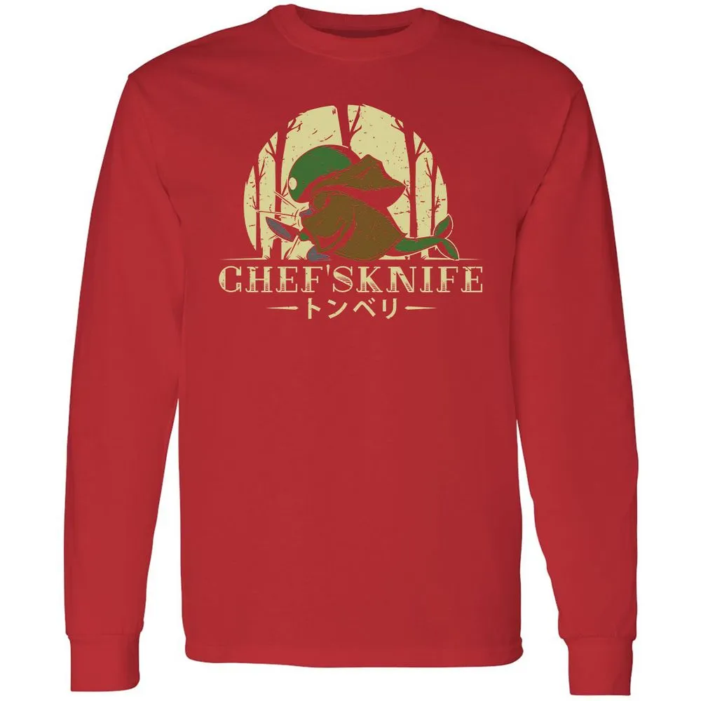 Long Sleeve T-Shirt - XKT67RTD - Red - 14