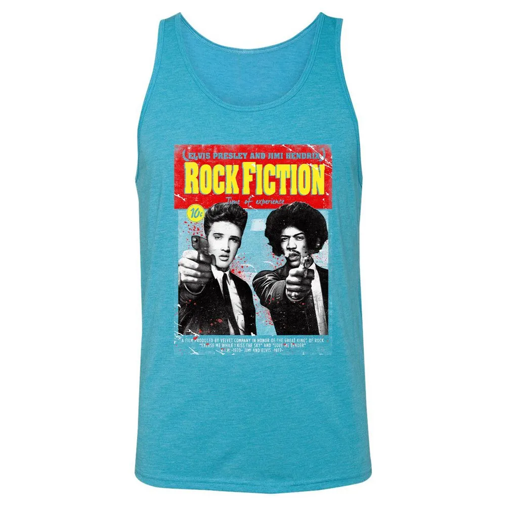 Unisex Jersey Tank - 32V33FLA - Aqua Triblend - 3