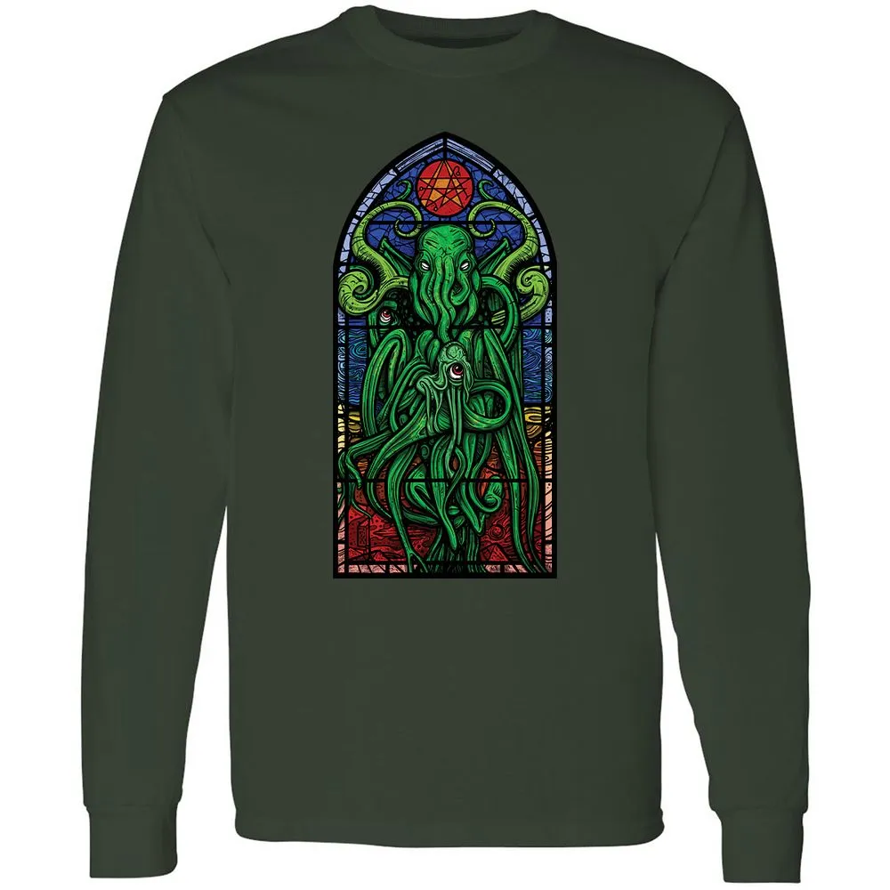 Long Sleeve T-Shirt - 6DQ7SBZR - Forest Green - 4