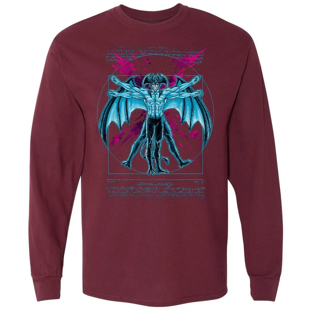 Long Sleeve T-Shirt - 158Y3DMZ - Maroon - 11