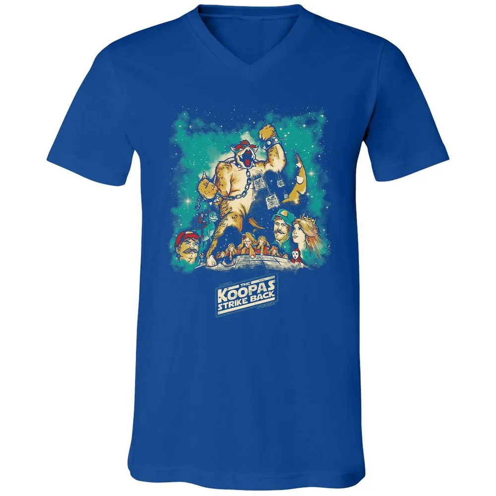 Unisex V-Neck T-Shirt - T2H7P36M - True Royal - 4