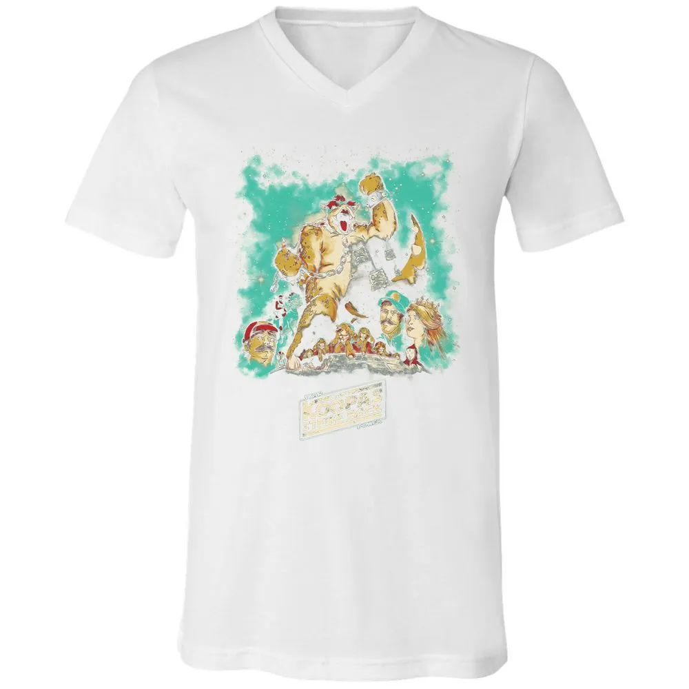 Unisex V-Neck T-Shirt - T2H7P36M - White - 5