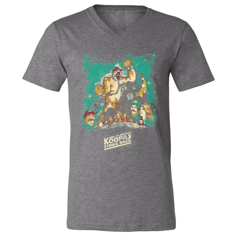 Unisex V-Neck T-Shirt - T2H7P36M - Deep Heather - 13