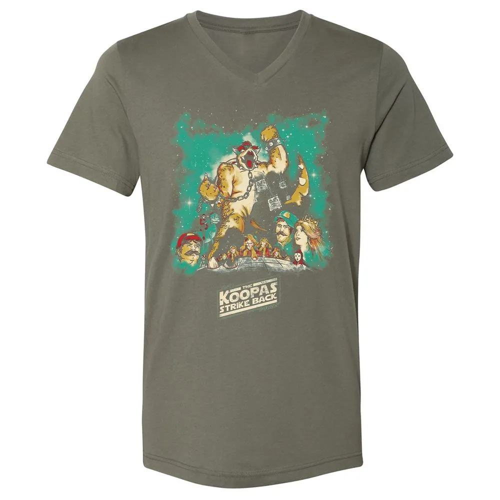 Unisex V-Neck T-Shirt - T2H7P36M - Military Green - 10