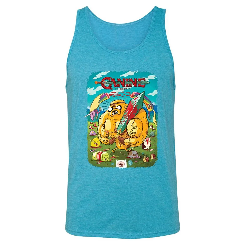 Unisex Jersey Tank - K4ADEDX6 - Aqua Triblend - 3