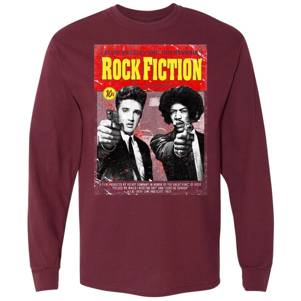 Long Sleeve T-Shirt - DQ8UB5DP - Maroon - 11