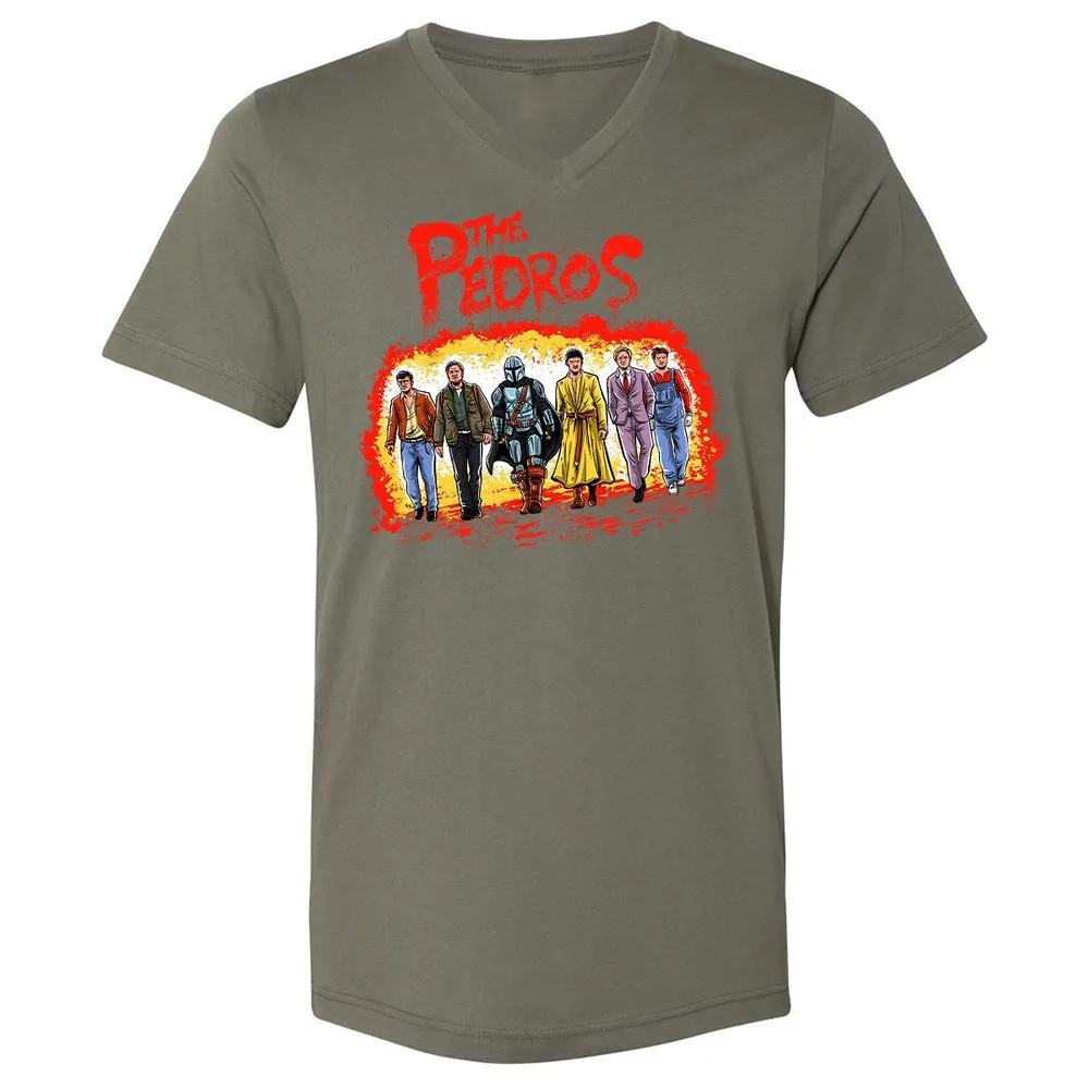 Unisex V-Neck T-Shirt - 4TP7XEMJ - Military Green - 10