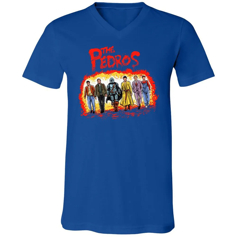 Unisex V-Neck T-Shirt - 4TP7XEMJ - True Royal - 4