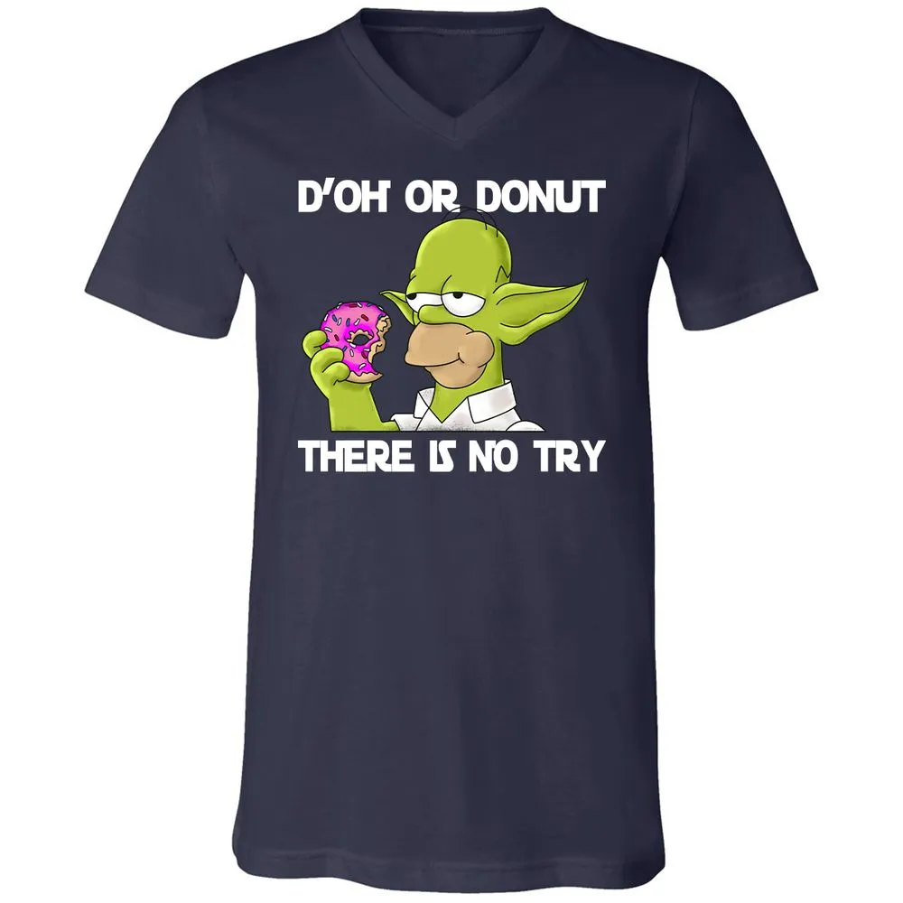 Unisex V-Neck T-Shirt - 2MYUGHFX - Navy - 2