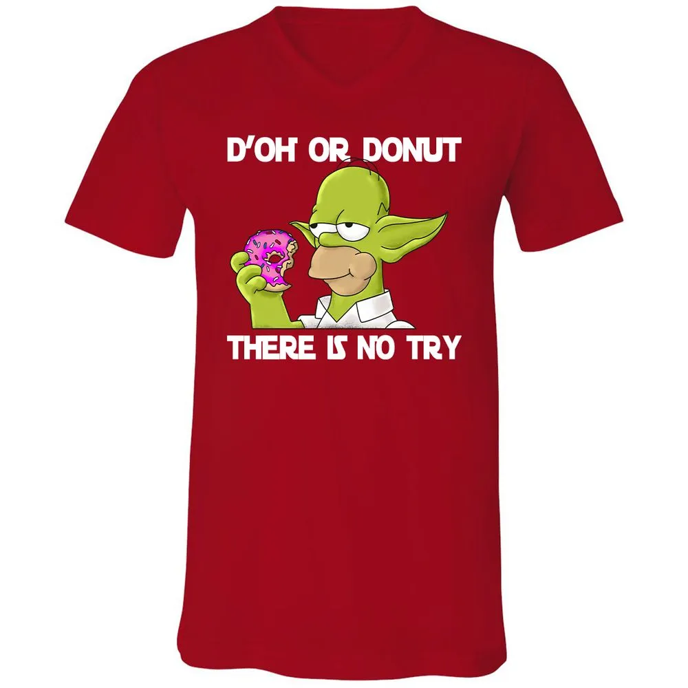 Unisex V-Neck T-Shirt - 2MYUGHFX - Red - 3