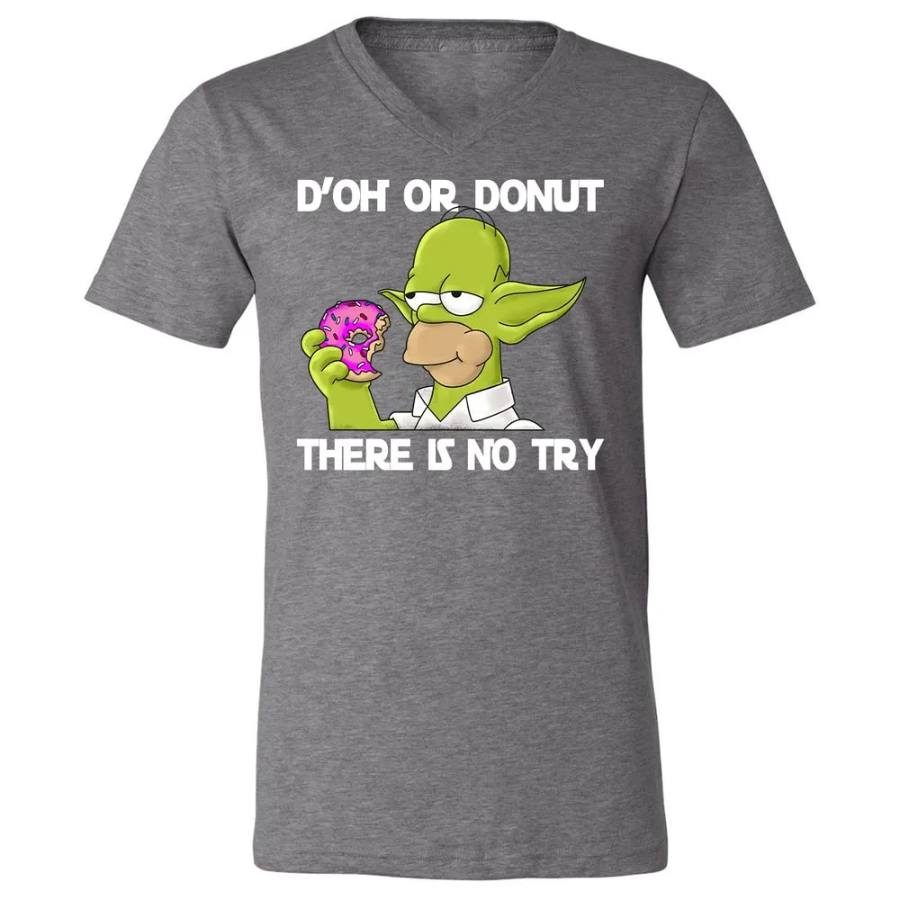 Unisex V-Neck T-Shirt - 2MYUGHFX - Deep Heather - 13