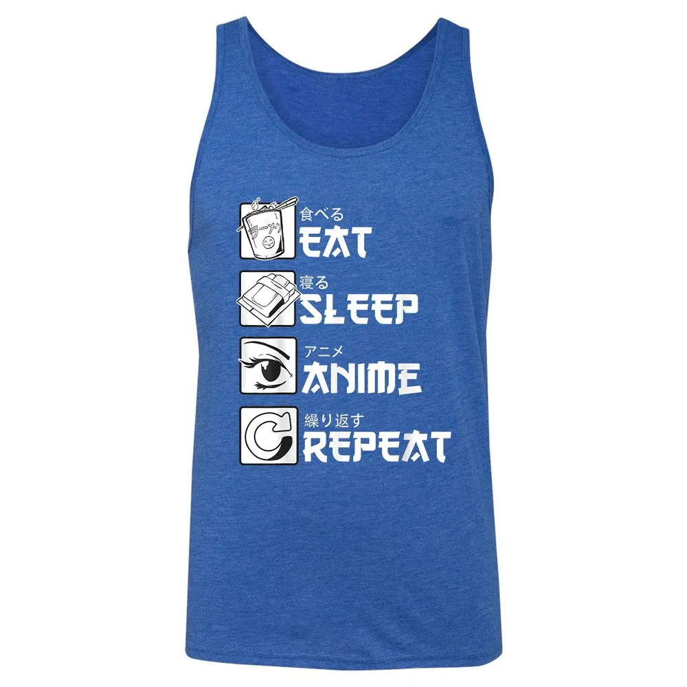 Unisex Jersey Tank - MPVK16LH - True Royal Triblend - 12