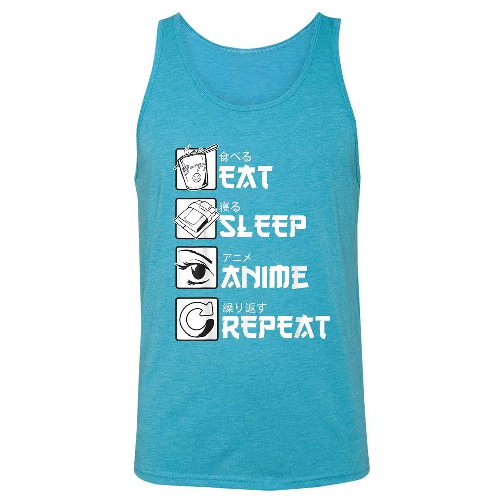 Unisex Jersey Tank - MPVK16LH - Aqua Triblend - 3