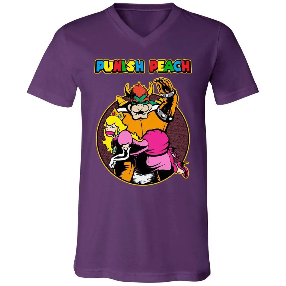 Unisex V-Neck T-Shirt - UPGXB19J - Team Purple - 9