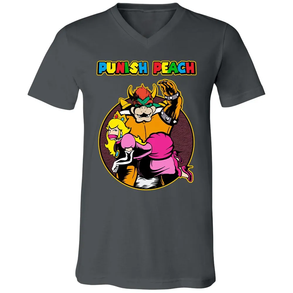 Unisex V-Neck T-Shirt - UPGXB19J - Asphalt - 12