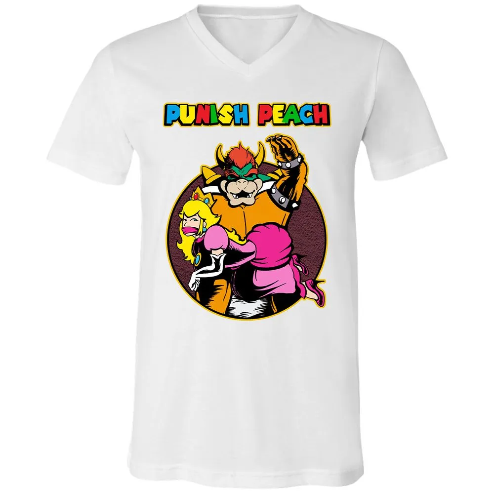 Unisex V-Neck T-Shirt - UPGXB19J - White - 5