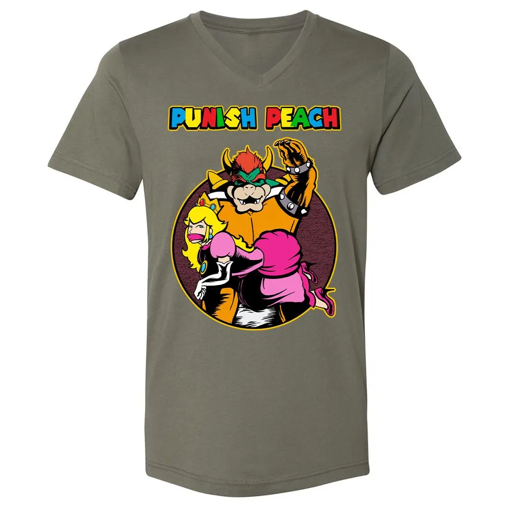 Unisex V-Neck T-Shirt - UPGXB19J - Military Green - 10