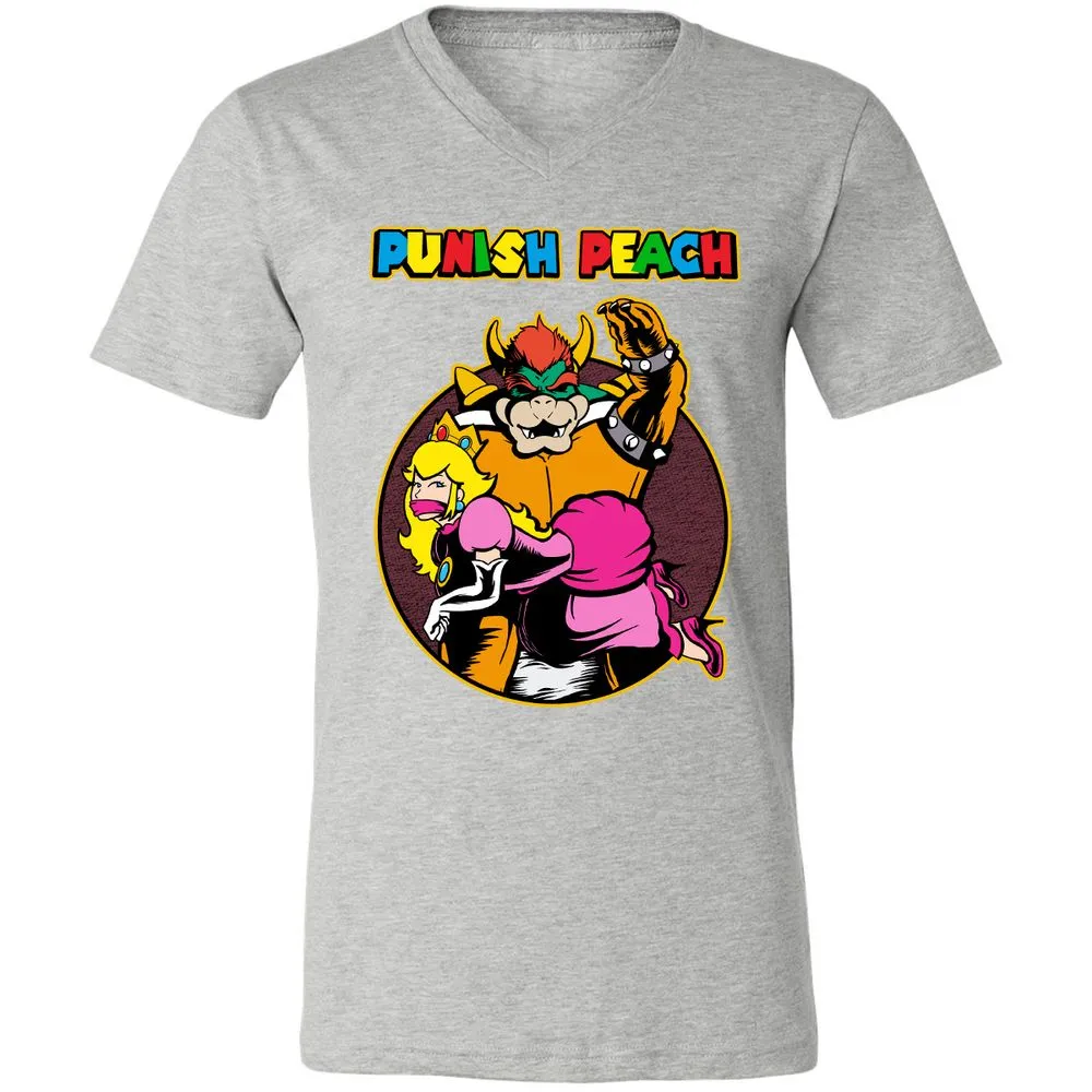 Unisex V-Neck T-Shirt - UPGXB19J - Athletic Heather - 7