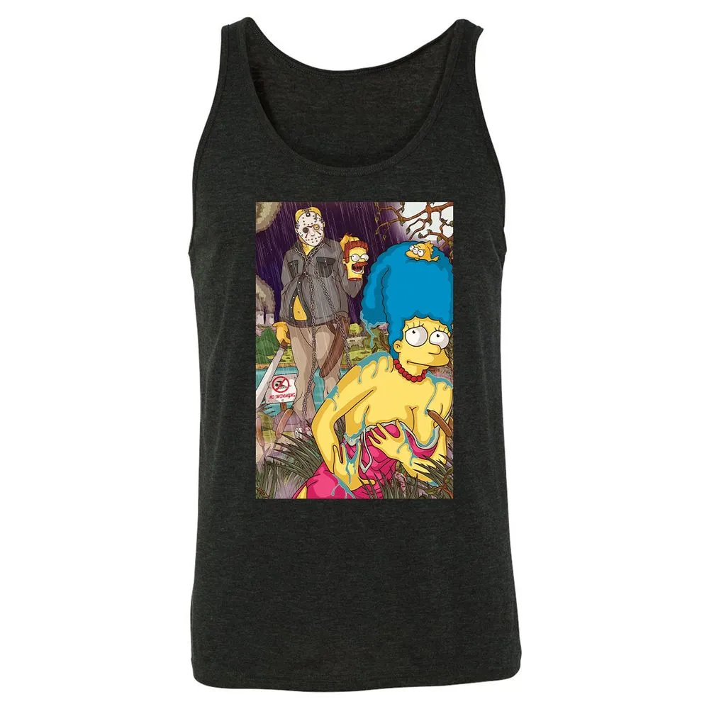 Unisex Jersey Tank - MT2VA8GR - Charcoal Black Triblend - 5