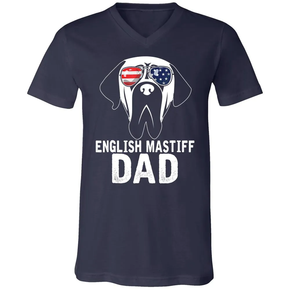 Unisex V-Neck T-Shirt - XVB9HGFF - Navy - 2
