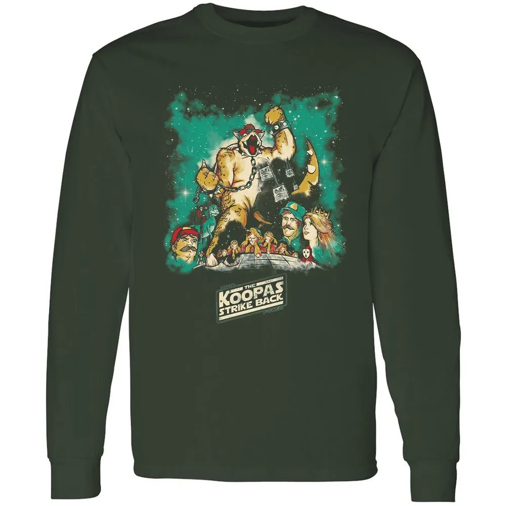 Long Sleeve T-Shirt - A1R6EWCD - Forest Green - 4