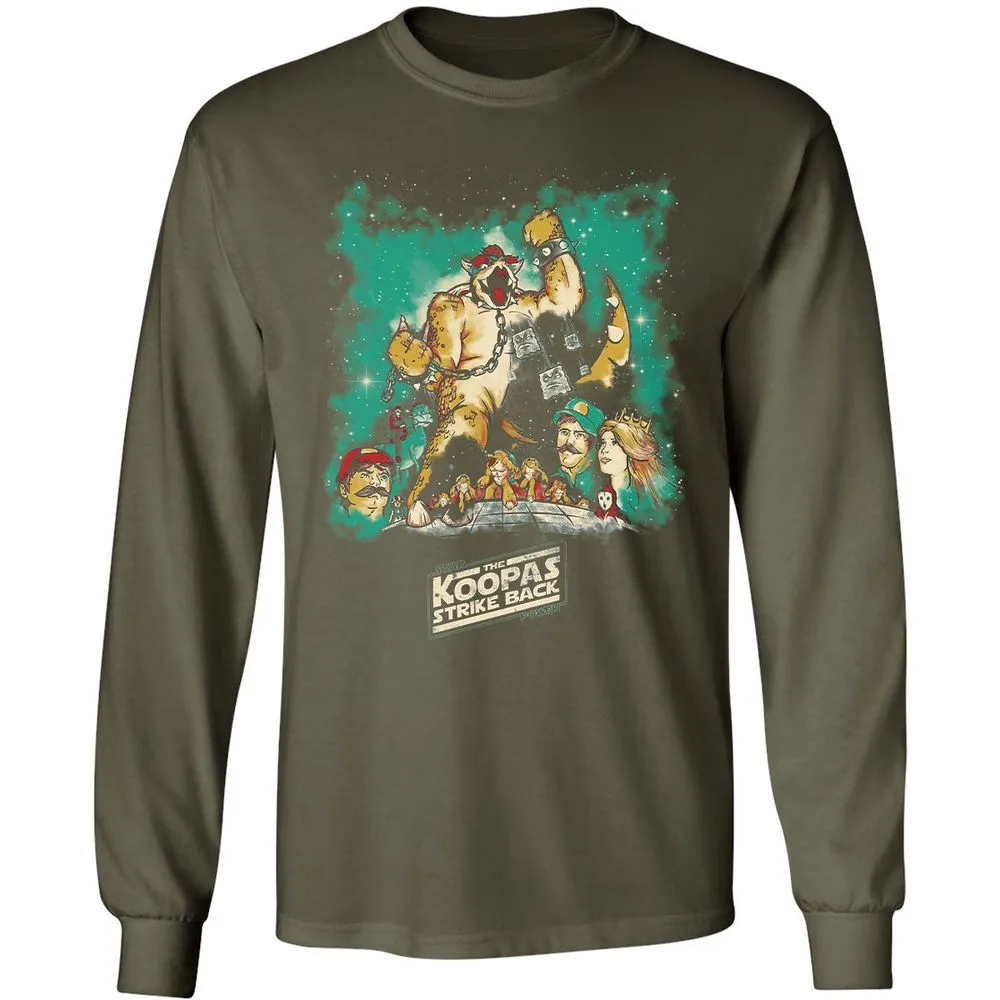 Long Sleeve T-Shirt - A1R6EWCD - Military Green - 16
